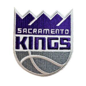 Sacramento Kings NBA Team Logo Embroidered 2.5in Iron / Sew-On Patch